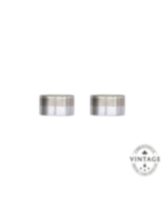 christofle Vintage Silvered Set of 2 Napkin Rings