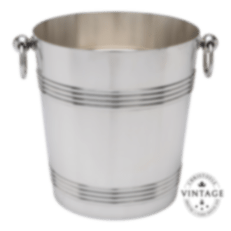 christofle biarritz champagne bucket, silverware - vintage 1