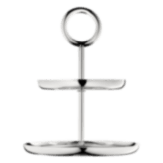 christofle 2-tier pastry stand  Vertigo  Silver plated