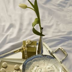 Vase Cardinal en métal argenté Les Collections Historiques - lifestyle