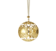 christofle silver-plated christmas ornament 2023 edition - gold 1