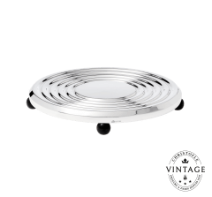 christofle vintage silvered plate coaster 2