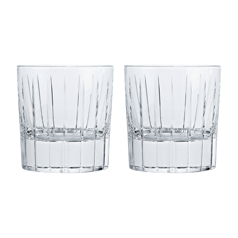 Crystal Old Fashioned Glass Set of 2 Iriana