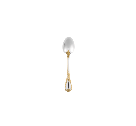 christofle partially gilded silver plated after dinner teaspoon 2