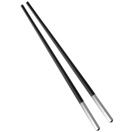 christofle silver-plated black chinese chopsticks 1
