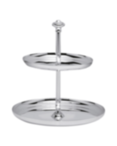 2-tier pastry stand  Albi  Silver plated