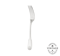 Vintage Set of 6 Silvered Fish Forks