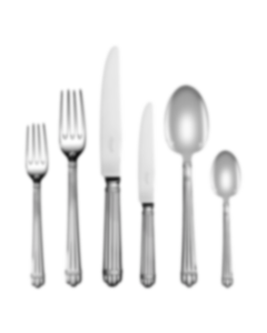 Flatware set for 12 people (75 pieces) Aria  Silver plated