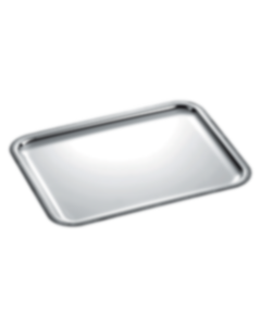 Rectangular tray  Malmaison  Silver plated