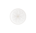 christofle Porcelain Bread Plate Platinum Finish
