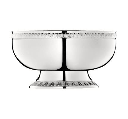 christofle Silver plated Bowl on stand Malmaison  