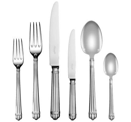 christofle flatware set for 12 people (110 pieces) with chest 1