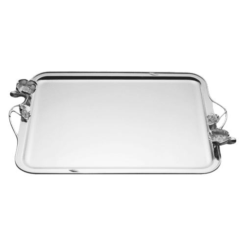 Silver plate serving sales tray