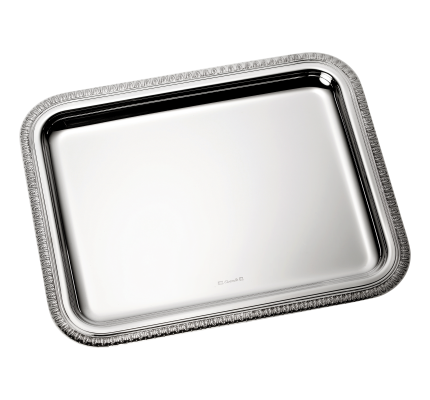 christofle silver-plated rectangular tray - 8 x 6 in 2