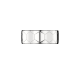 christofle Code Royale Sterling Silver Hexagon Ring