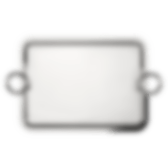 christofle rectangular tray with handles 43x31cm vertigo  silver plated 1