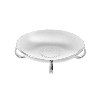 christofle silver-plated four-ring centerpiece 1