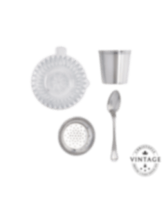 christofle Vintage Silvered 4-Piece Fruit Juice Set