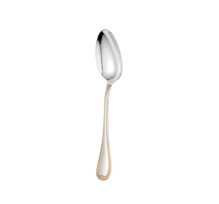 christofle partially gilded silver-plated table spoon 2