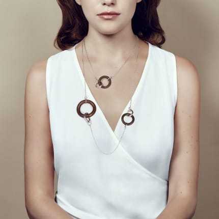 christofle long necklace idole de christofle bois sterling silver 2