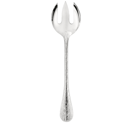 christofle silver-plated salad serving fork 1
