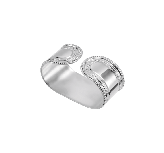 christofle silver-plated opened napkin ring 3