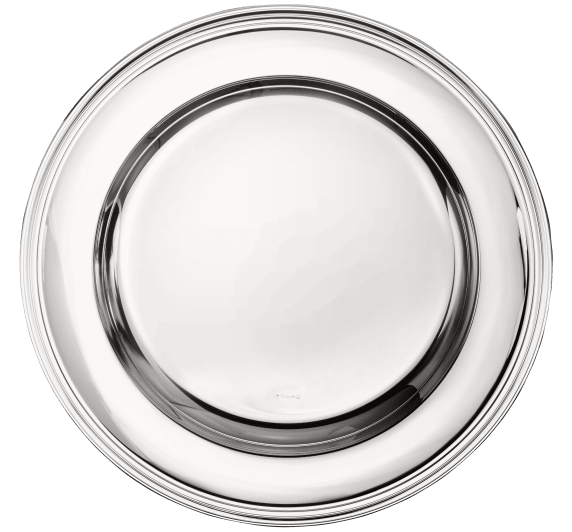 christofle round platter 40cm albi  silver plated 1