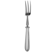 christofle carving fork perles  silver plated 1