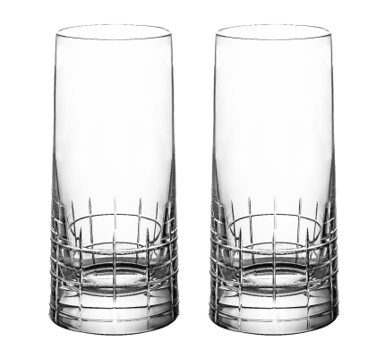 christofle set of 2 highball crystal glasses 1