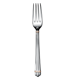 christofle silver plated standard dinner fork aria 2