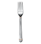 Silver plated standard dinner fork Aria
