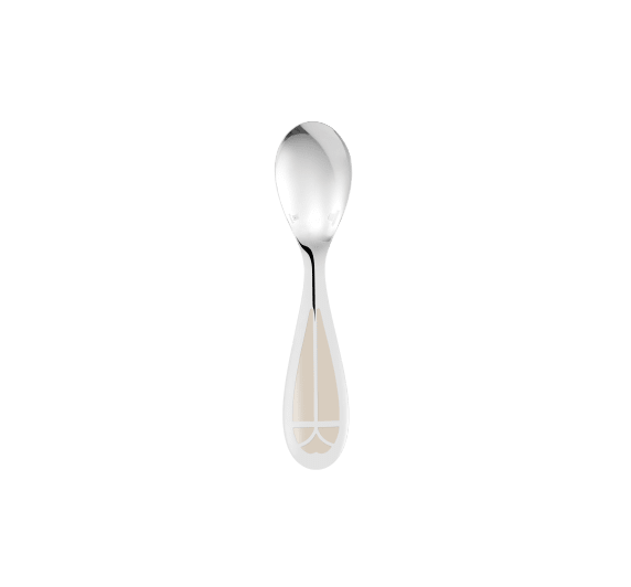 christofle silver-plated flatware set for baby (2 pieces) - ivory  6