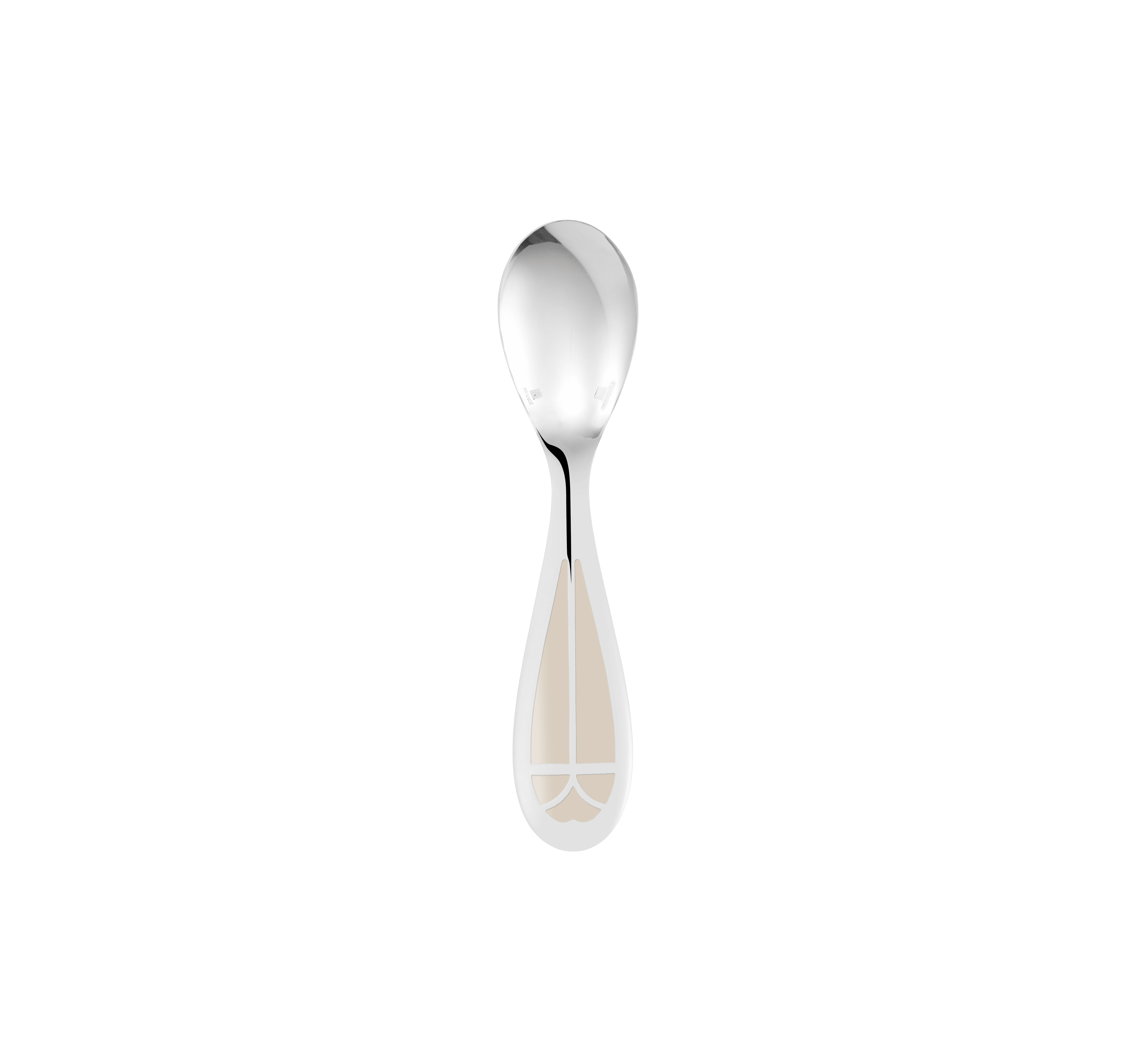 christofle set cuillère et fourchette naissance en métal argenté - ivory 6