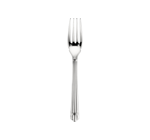 christofle fish fork aria  silver plated 1