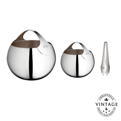 Silvered Bulle d'Argent Barware Set - Vintage