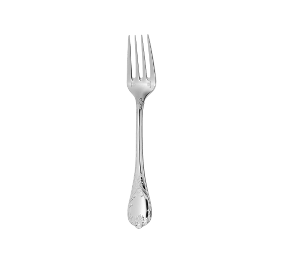 christofle salad fork marly  silver plated 1