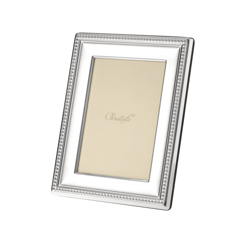 Silver-Plated Picture Frame - 3.5 x 5 in Perles