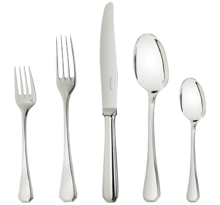 5-Piece Silver-Plated Flatware Set