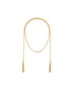 christofle Sterling silver Gilded 18 carats Tie Necklace Chain