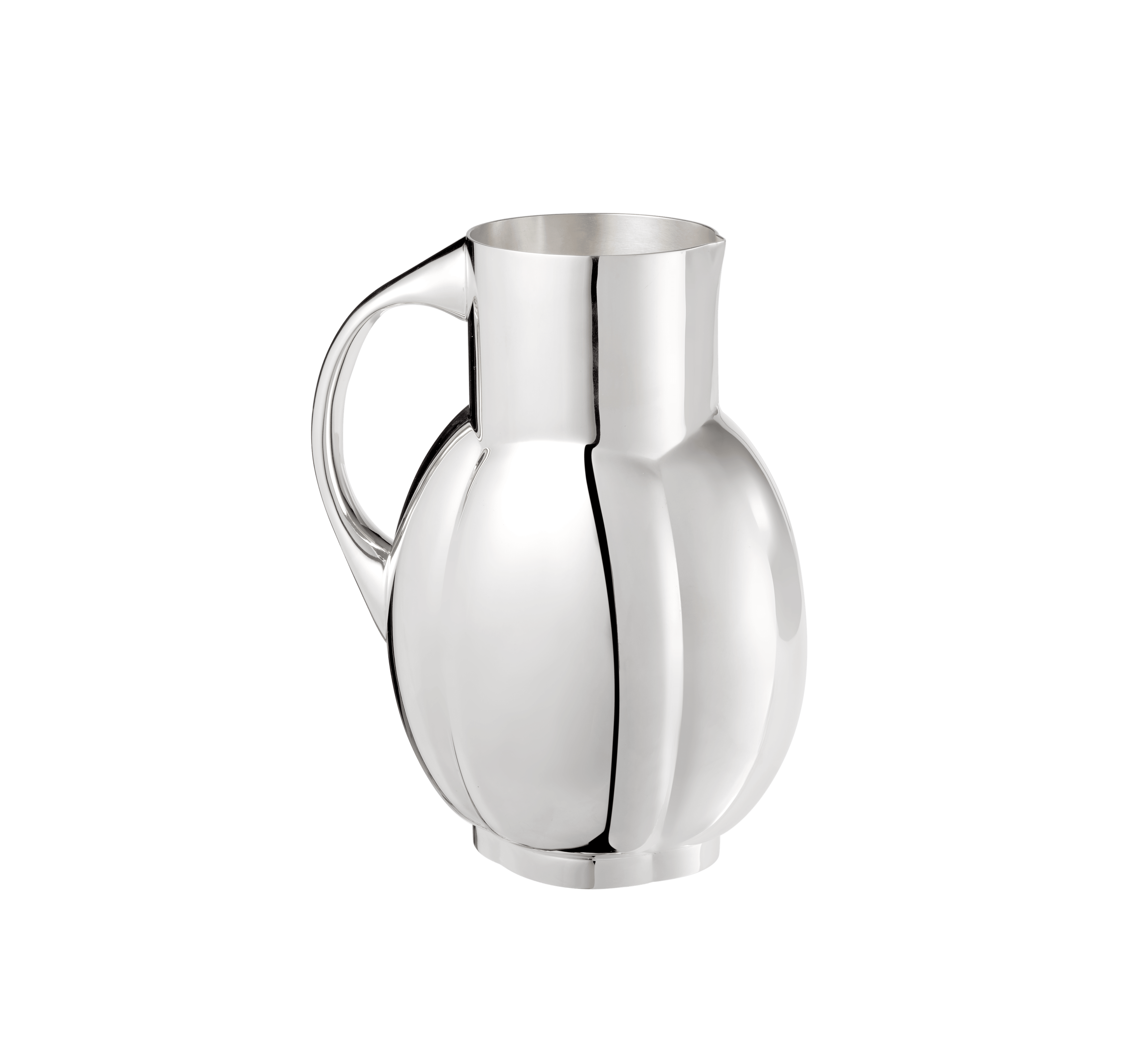 christofle pot à eau quadrilobé normand en métal argenté 1