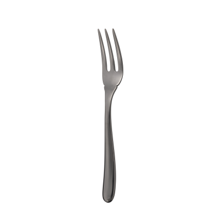 christofle black stainless steel fish fork 1