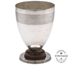 christofle vintage silver-plated wood base sport cup 1