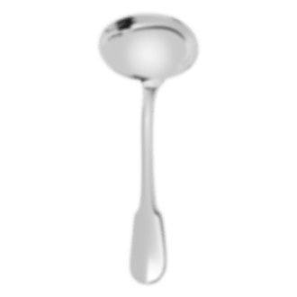 christofle Cuillère à sauce en métal argenté