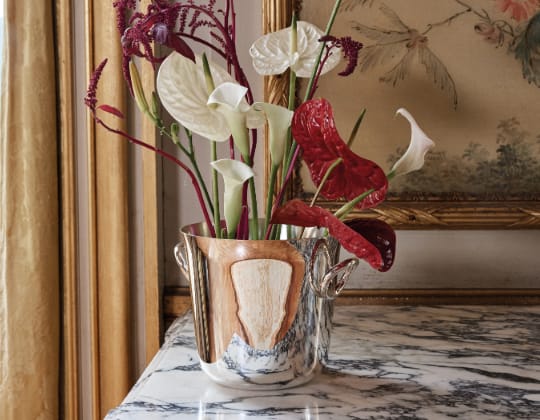 Silver-Plated Champagne Bucket Vertigo