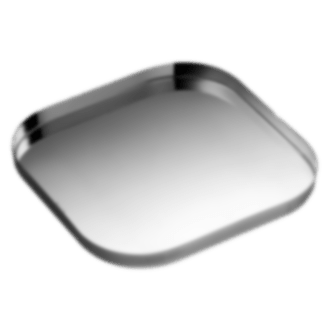 christofle silver plated square tray - 26 x 26 cm 1