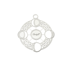 christofle collections/rêve cosmique/pampille-lune-revecosmique_mwzpbt 1
