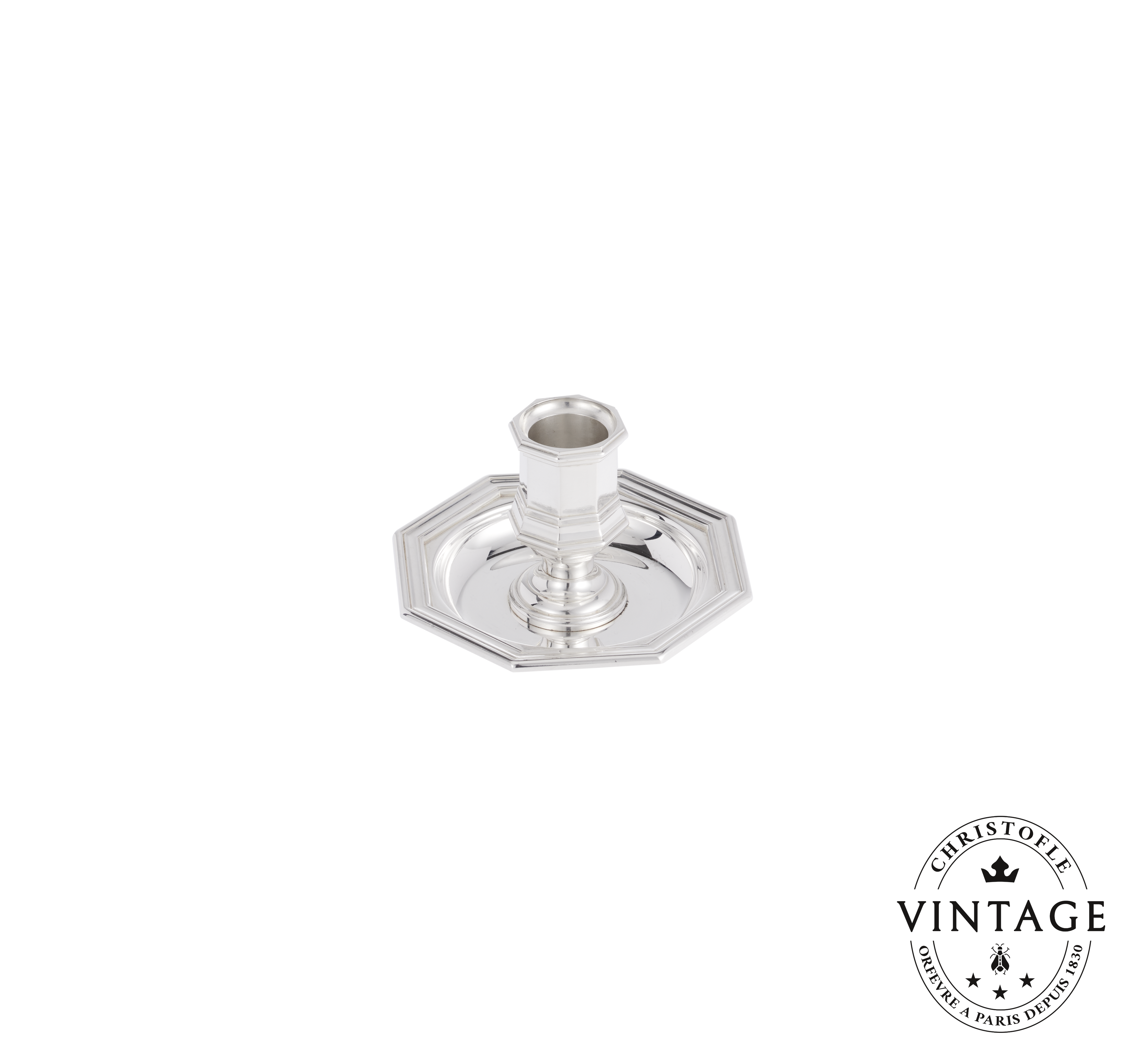 Candle Holder with Sides​, Silverware - Vintage
