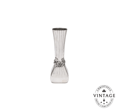 christofle vintage silvered borage vase 1