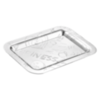 christofle Plateau rectangulaire en métal argenté - 10 x 15 cm