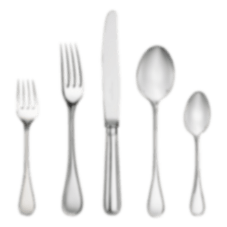 christofle individual place settings (5 pieces) albi  sterling silver 1